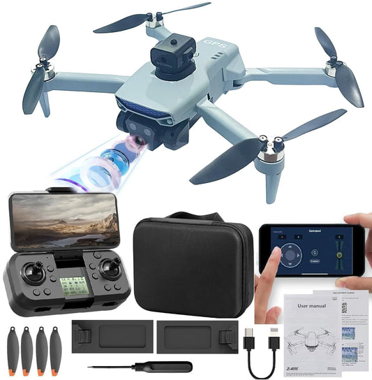 Amitasha S33 4K GPS Drone with Dual HD Camera and Obstacle Avoidance