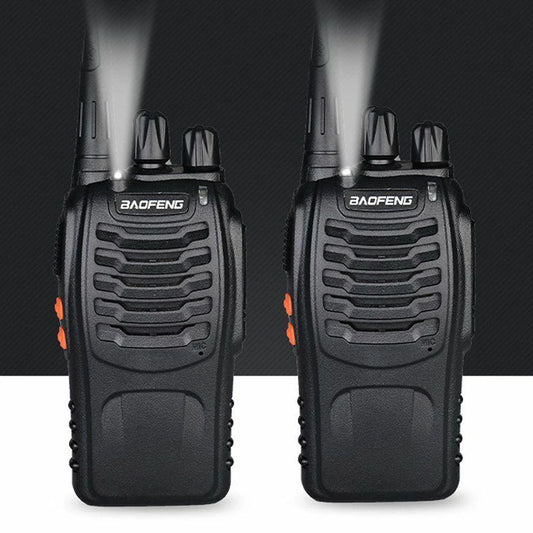 2 Set Baofeng Long Range Two-Way Walkie Talkie – License-Free Portable Radio