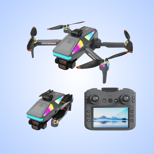 S5P GPS Drone with 4k Dual Cameras, Gesture Control, Precision Flight & One-Key Return