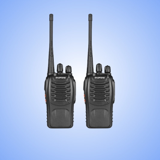 2 Set Baofeng Long Range Two-Way Walkie Talkie – License-Free Portable Radio