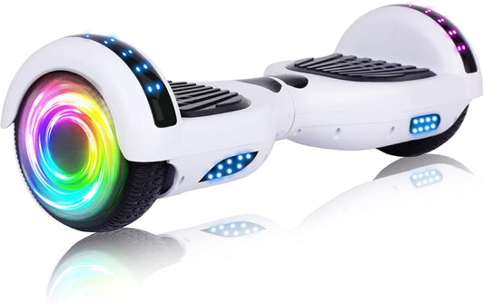 Oneboard Hoverboard with Responsive Control and Robust Motor Power, LED LIghts Up Wheels & Bluetooth Speaker
